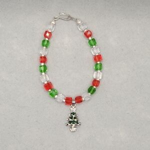 Holiday Charm Beaded Bracelet